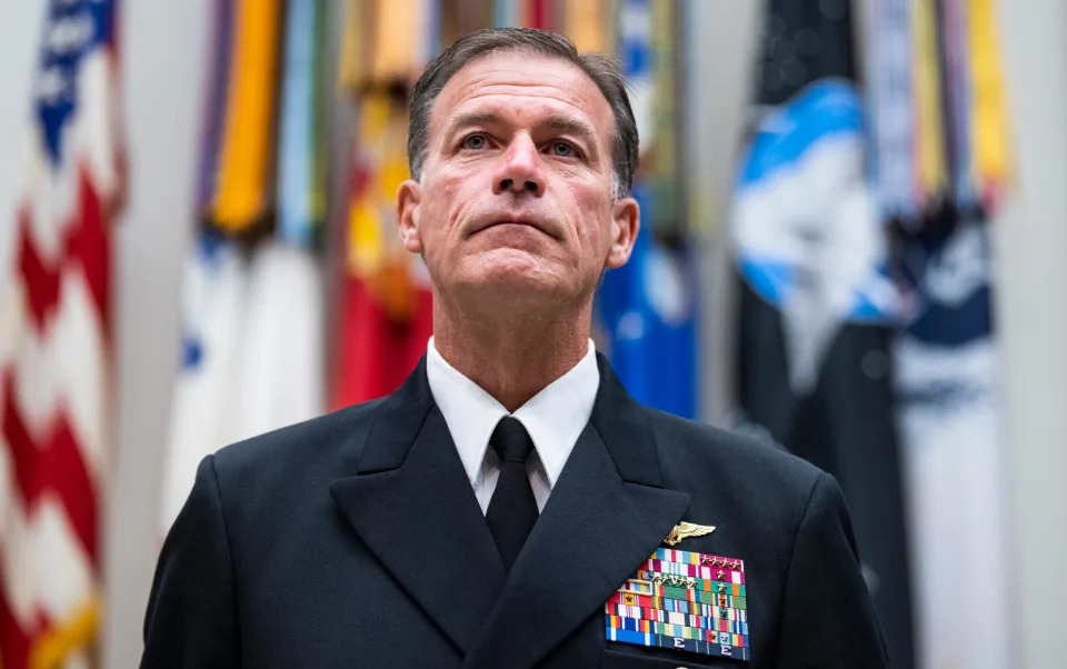Admiral John Aquilino has witnessed a change in China's approach to military power since he  first took up post