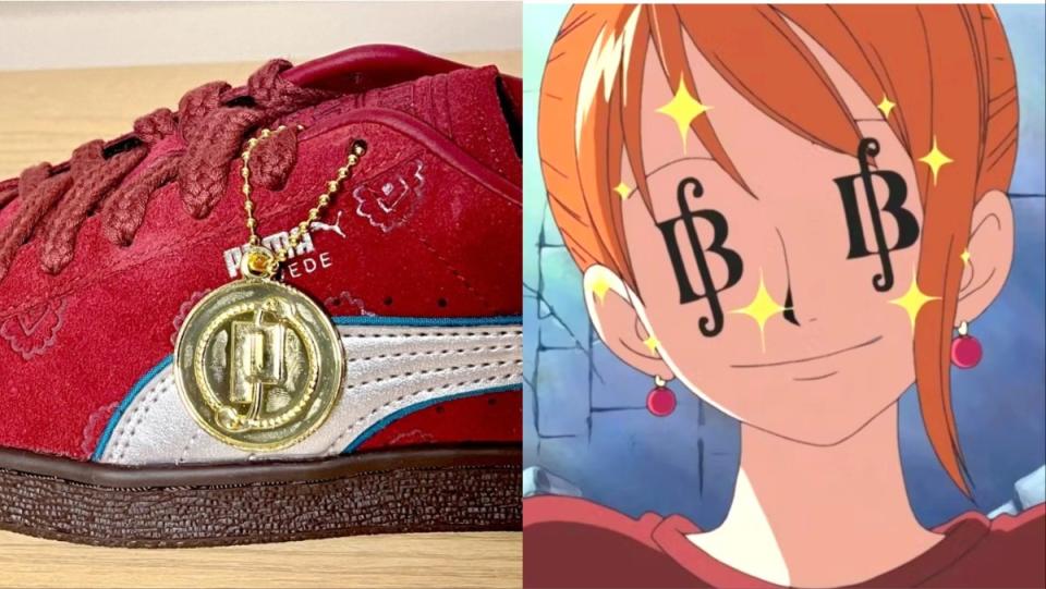 One Piece Puma Coin and Nami with Belly or Berry Signs in her eyes