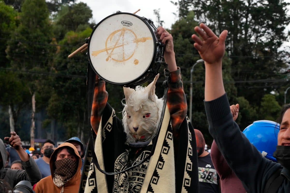 Ecuador Protests (AP)