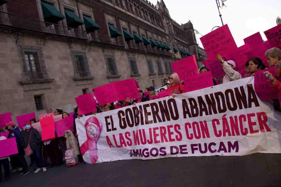 fucam mujeres cancer protesta gobierno amlo