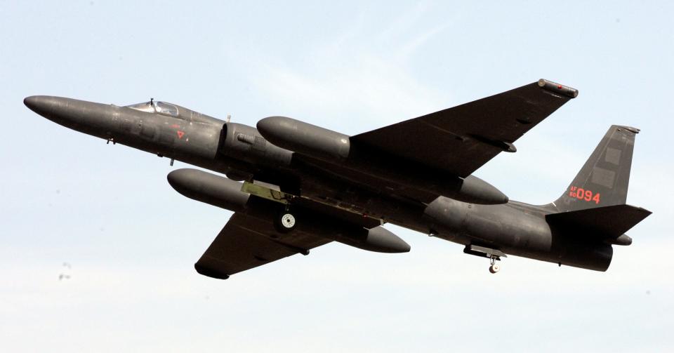 A U.S. Air Force U2 plane takes off during an Air Power Day at the U.S. airbase in Osan, south of Seoul, South Korea