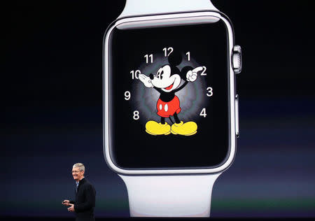 Just one of the watch faces you can shoose from (REUTERS/Robert Galbraith)