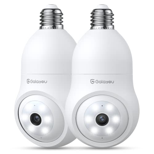 GALAYOU 360 Light Bulb Security Camera - Light Socket Wireless Camera for Home Security Recordi…