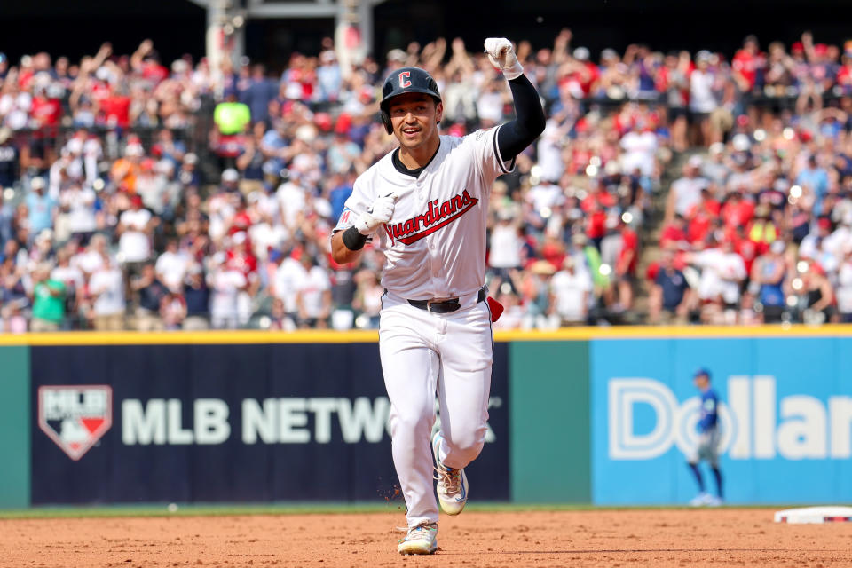 Steven Kwan。(MLB Photo by Frank Jansky/Icon Sportswire via Getty Images)