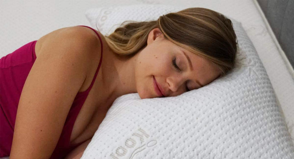 Snuggle-Pedic memory foam pillows are the way to dreamland. (Photo: Amazon)