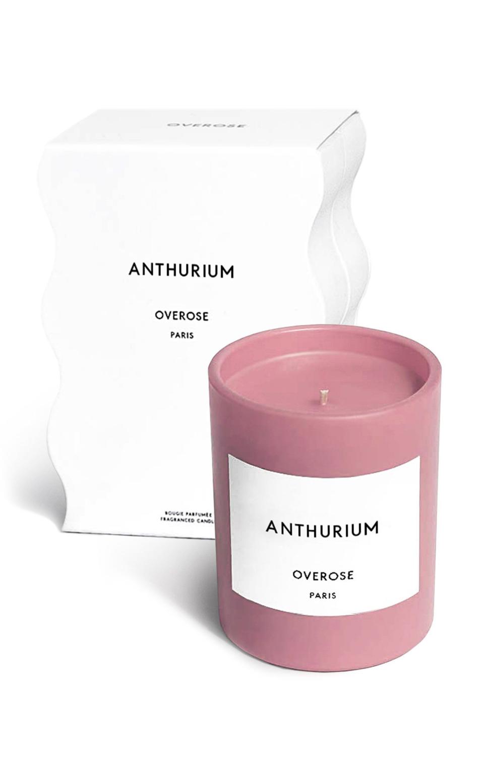 8) Pink-Anthurium Scented Candle, 220g
