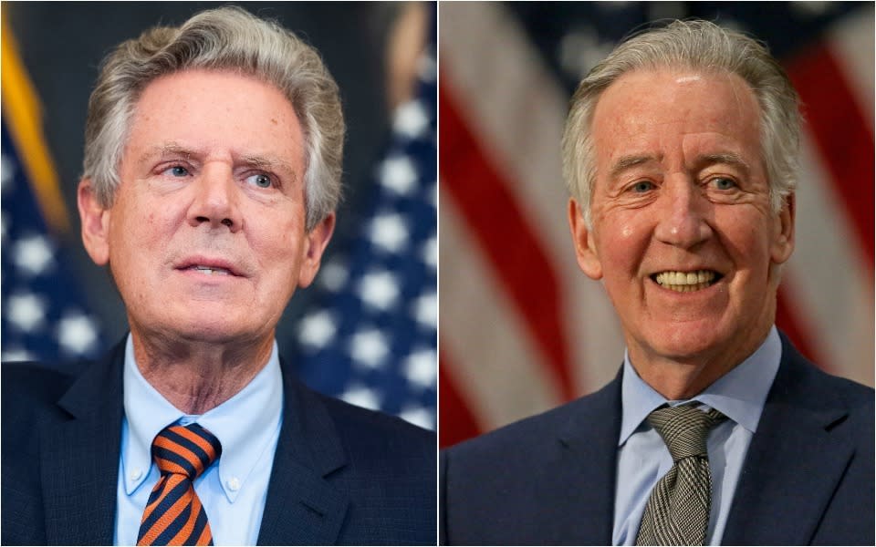 House Energy and Commerce Committee chair Frank Pallone (D-N.J.), left, and House Ways and Means Committee chair Richard Neal (D-Mass.) are among Congress's biggest recipients of campaign cash from the pharmaceutical companies they are tasked with overseeing. (Photo: Getty Images)