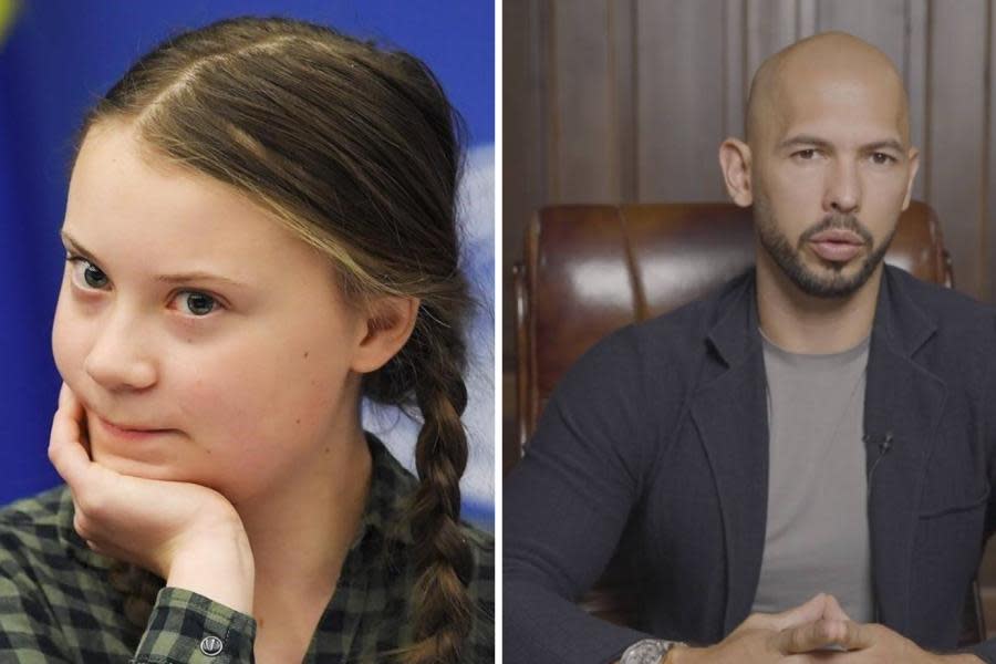 Greta Thunberg humilla al macho alfa Andrew Tate y luego lo arrestan por trata de personas