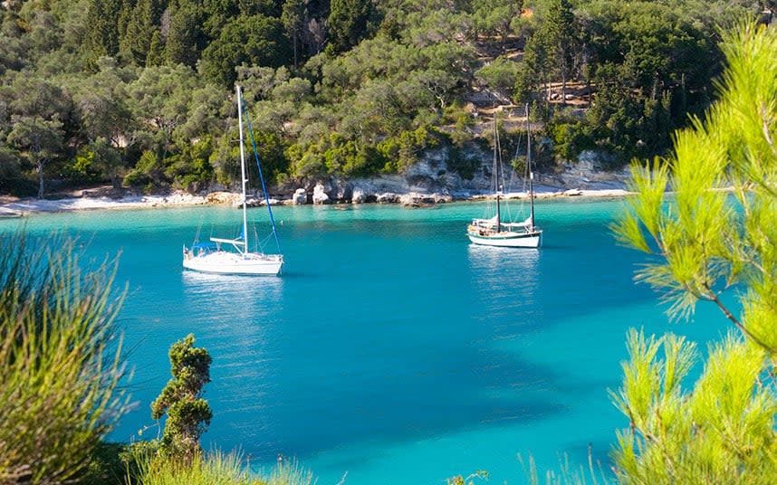 Paxos in the Ionian Sea offers the perfect stomping ground for yachts - David C Tomlinson