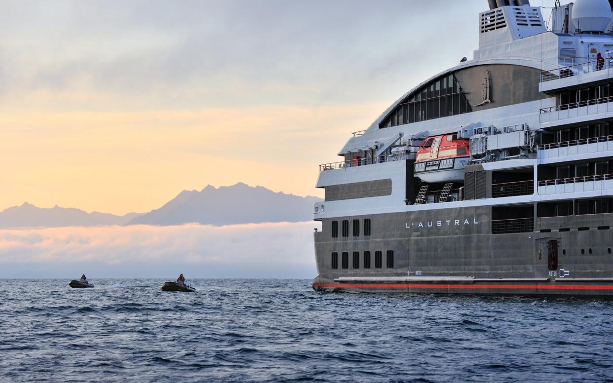 Ponant L'Austral Cruise Ship, Alaska