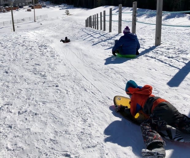 Jenna Morton advises that sites for outdoor activities, such as sledding or skating, are less busy in the mornings so families may want to make the effort to get out early to avoid the crowds.