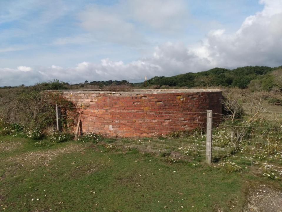 Daily Echo: D-Day structures at Lepe include the base of a water tower that kept military personnel supplied with fresh water