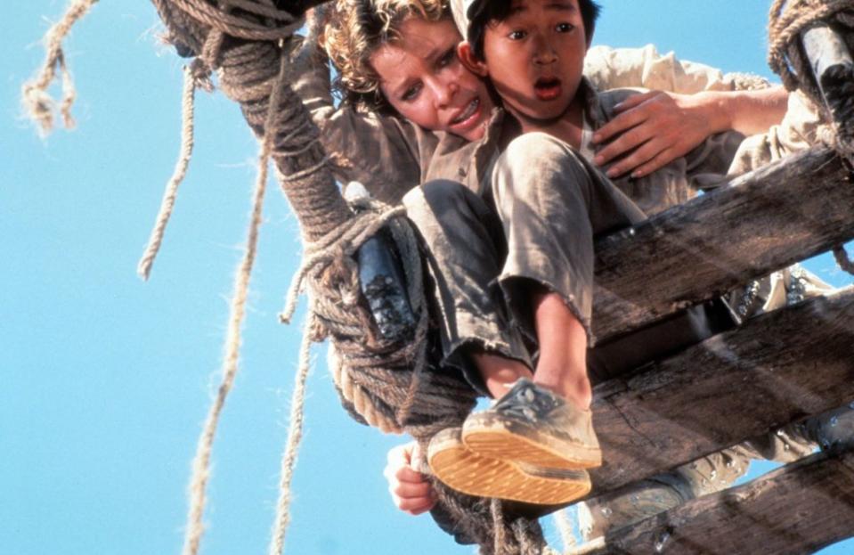 kate capshaw and jonathan ke quan in 'indiana jones and the temple of doom'