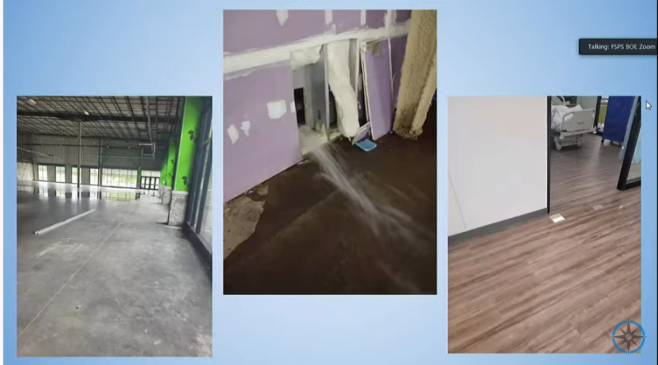 Flood damage at the Peak Innovation Center impacted several classrooms and caused an evacuation last week after record-breaking rainfall.