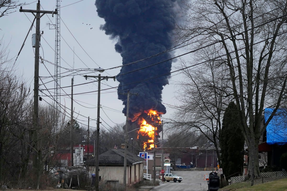 Train Derailment Ohio (Copyright 2023 The Associated Press. All rights reserved)