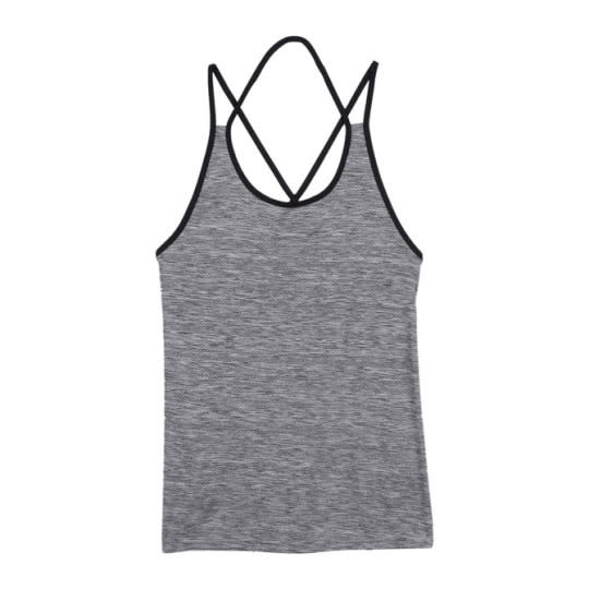 <p>Slip the previous bra under this tank, and you have a chic combo for under $30.</p><p><i><a href="http://www.target.com/p/c9-champion-women-s-performance-strappy-tank/-/A-46760108#prodSlot=_1_2" rel="nofollow noopener" target="_blank" data-ylk="slk:$15 at Target;elm:context_link;itc:0;sec:content-canvas" class="link ">$15 at Target</a></i></p><p><b>Related: <a href="http://nymag.com/thecut/2015/03/how-to-work-out-your-whole-body-in-20-minutes.html?mid=yahoostyle" rel="nofollow noopener" target="_blank" data-ylk="slk:How to Work Out Your Whole Body in 20 Minutes;elm:context_link;itc:0;sec:content-canvas" class="link "><i>How to Work Out Your Whole Body in 20 Minutes</i></a></b></p>