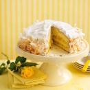 <p>Nothing beats the combination of zesty lemon and snow-white meringue – until you add buttery cake and toasted coconut to the mix, that is! One bit won’t be nearly enough…</p><p><strong>Recipe: <a href="https://www.goodhousekeeping.com/uk/food/recipes/a535478/layered-lemon-meringue-cake/" rel="nofollow noopener" target="_blank" data-ylk="slk:Layered Lemon Meringue Cake;elm:context_link;itc:0;sec:content-canvas" class="link ">Layered Lemon Meringue Cake</a></strong></p>