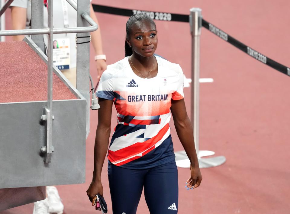 Asher-Smith revealed the full extent of her hamstring injury (Martin Rickett/PA) (PA Wire)