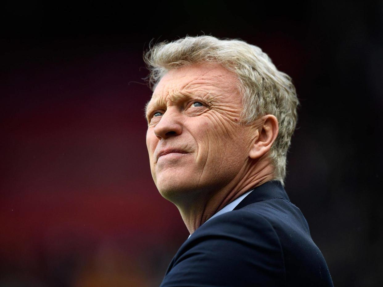 David Moyes: a manager way behind the times: Getty