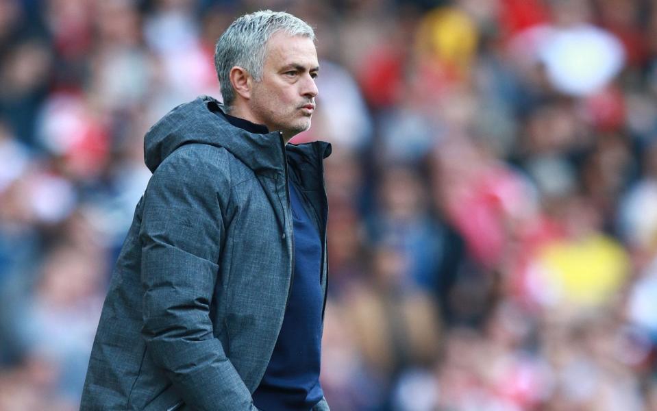 Jose Mourinho has had an underwhelming first season at Old Trafford - Rex Features