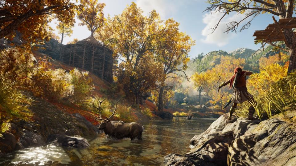 The settings of "Assassin's Creed: Odyssey" can have one dreaming of a life beyond the indoors.