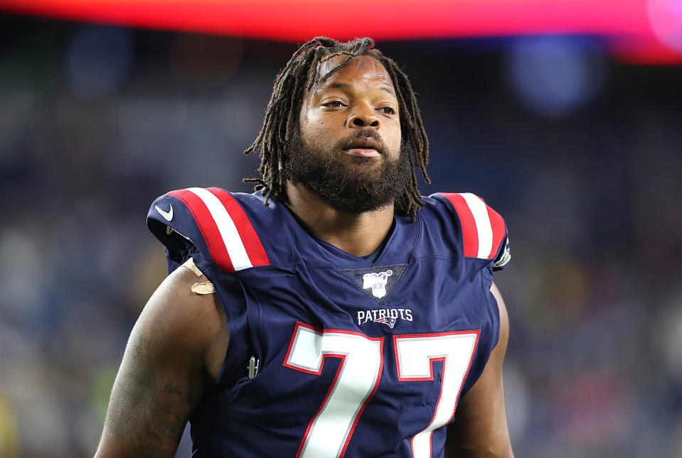 Michael Bennett is apparently not pleased with his role in New England. (Getty)