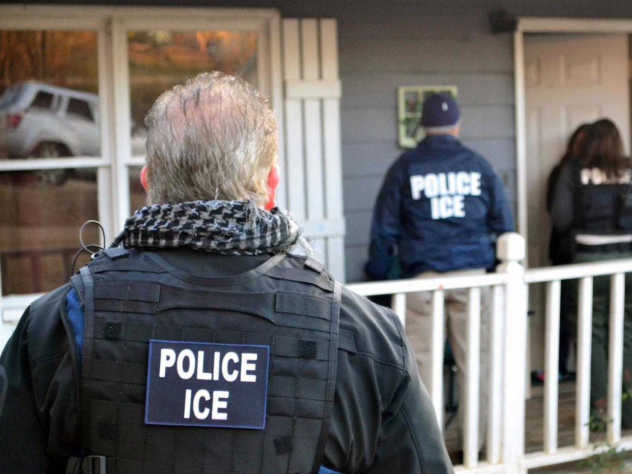 Immigration officials conducted a targeted enforcement operation across several states: Reuters