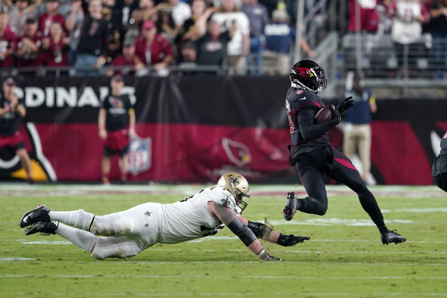 Cardinals overcome scoring woes, take down Saints 42-34