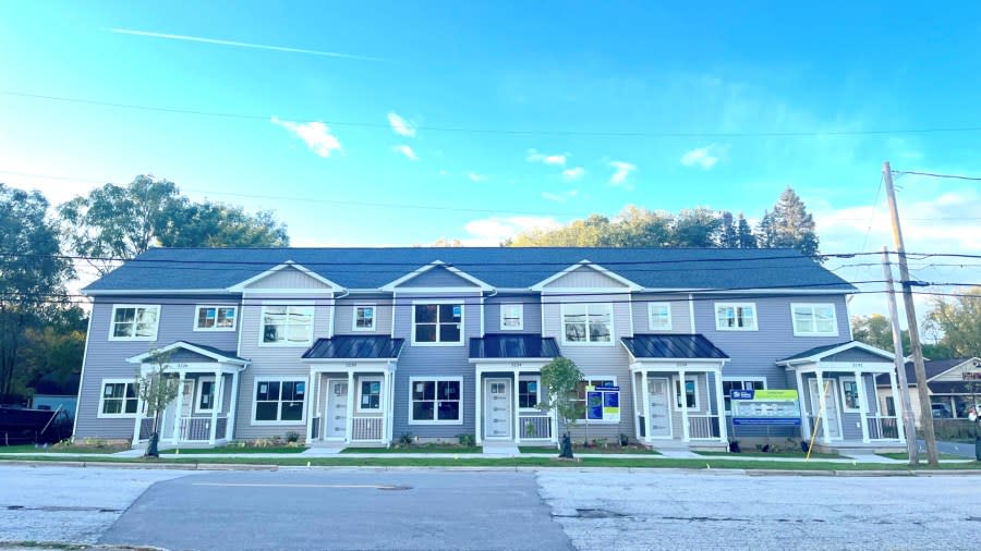 Buttermilk Creek Townhomes in Hudsonville. (Courtesy Lakeshore Habitat for Humanity)