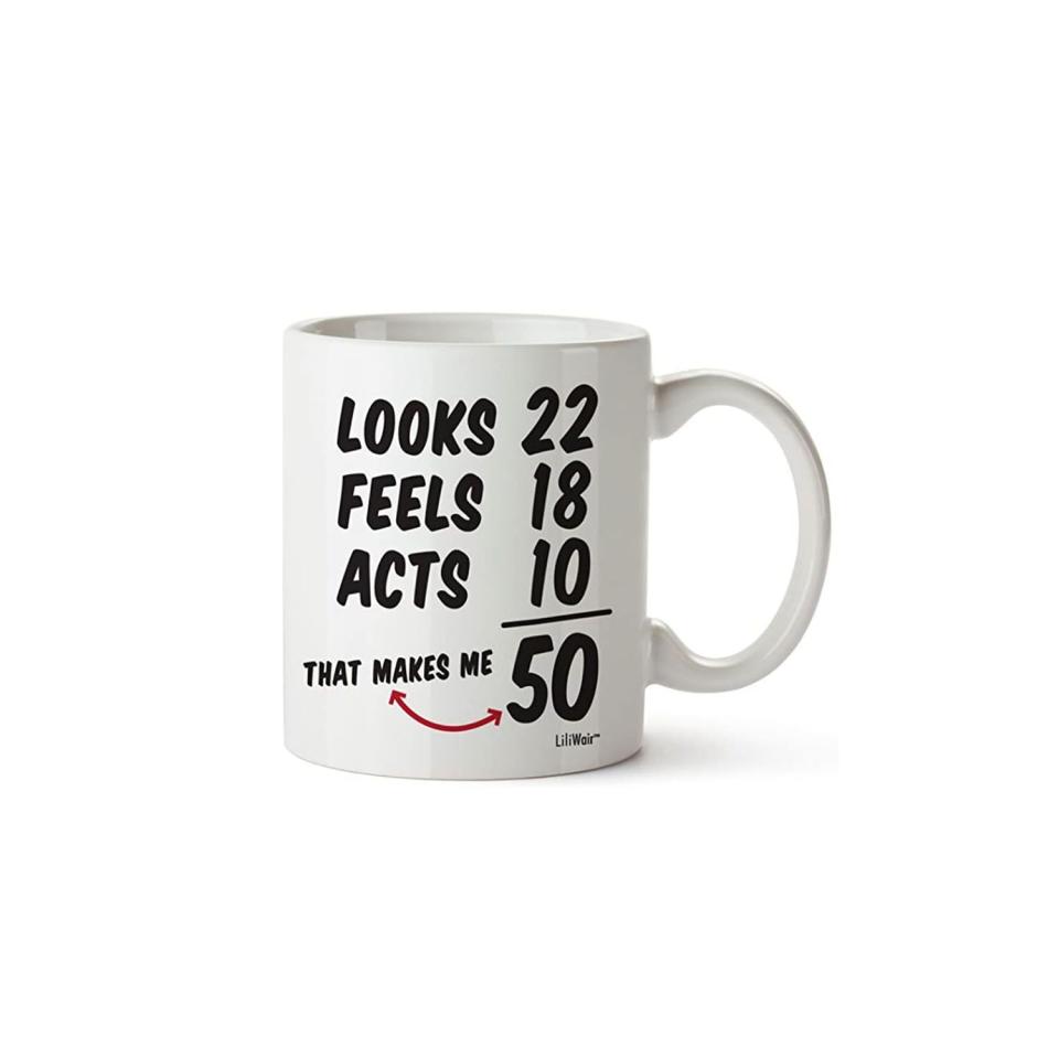 LiliWair 50th Birthday Mug