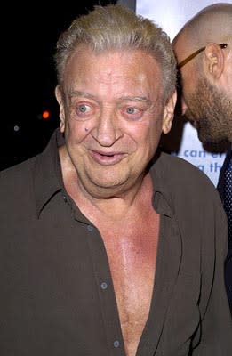 Rodney Dangerfield at the LA premiere of Focus' Eternal Sunshine of the Spotless Mind