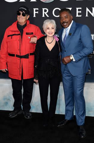 <p>Dimitrios Kambouris/Getty</p> (Left-right:) Dan Aykroyd, Annie Potts and Ernie Hudson at the premiere of "Ghostbusters: Frozen Empire" in New York City on March 14