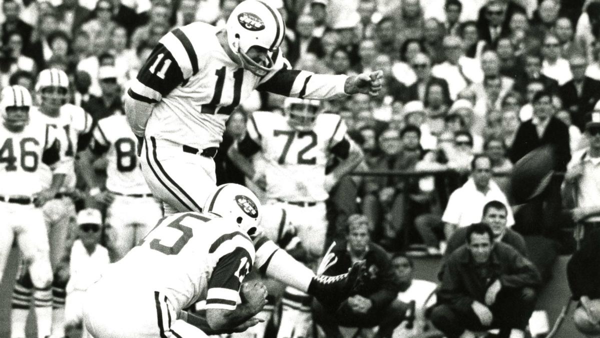 Item Detail - Super Bowl III Jets Defeat Colts – Jim Turner Kicks 1 of 3  Field Goals – 1969 Original Photo