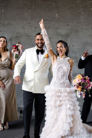 <p><a href="https://www.instagram.com/anemotionweddings/" data-component="link" data-source="inlineLink" data-type="externalLink" data-ordinal="1">Anemotion Weddings</a></p> From Right: Jasmine Fernandez, her husband and a bridesmaid