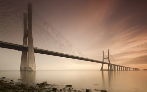 At 10.7 miles, the Vasco de Gama Bridge is Europe's longest - Credit: AP/FOTOLIA