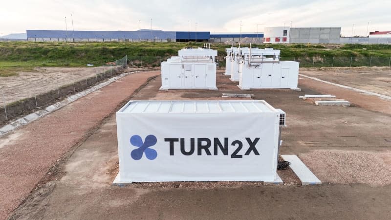 A Turn2X production facility for the commercial production of renewable and climate-neutral natural gas. -/Turn2X/dpa