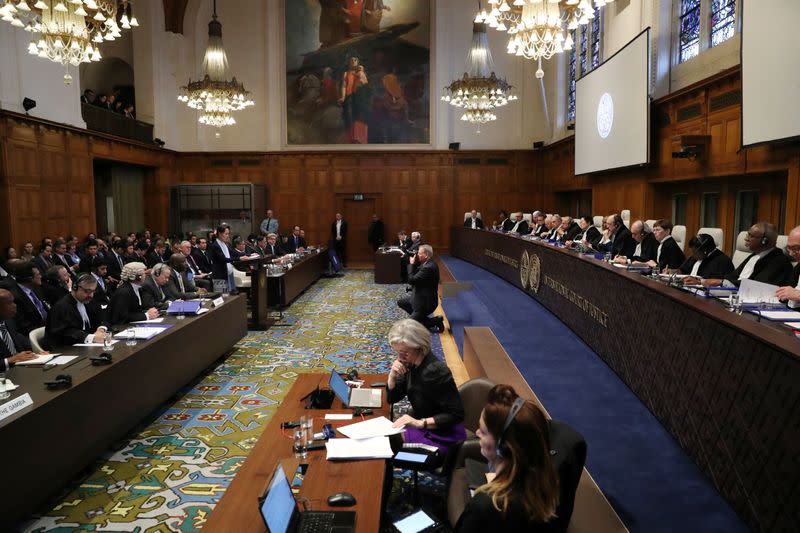 Court hearings in case against Myanmar on alleged genocide of Rohingya, at the ICJ in The Hague