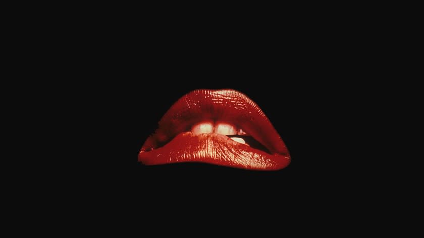 The famous lips of "The Rocky Horror Picture Show."