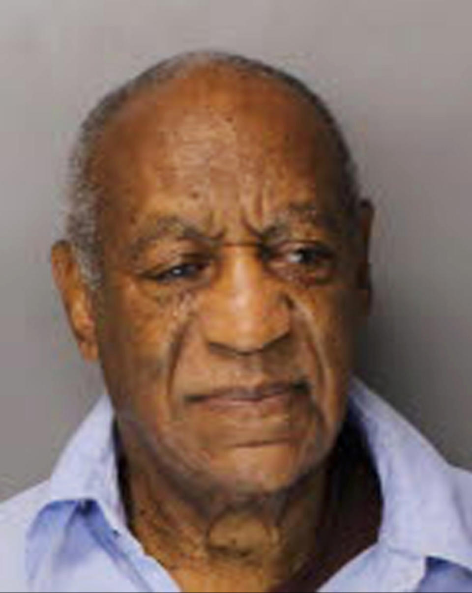 This Tuesday, Sept. 25, 2018, photo provided by the Pennsylvania Department of Corrections shows Bill Cosby, after he was sentenced to three-to 10-years for sexual assault. (Pennsylvania Department of Corrections via AP)