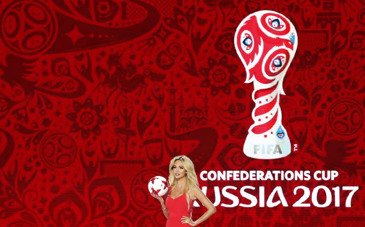 Russian model and ambassador for the 2018 World Cup, Victoria Lopyreva presents the official soccer ball prior to the draw of the FIFA Confederations Cup 2017 in Kazan, Russia, Nov. 26, 2016. (Photo: YURI KOCHETKOV/EPA)