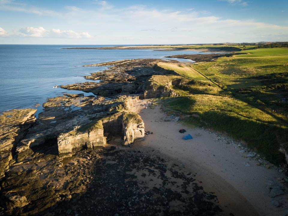 Das heutige Howick, England, wo vor über 8000 Jahren ein Tsunami gewütet haben könnte. - Copyright: Marc Guitard/Getty Images