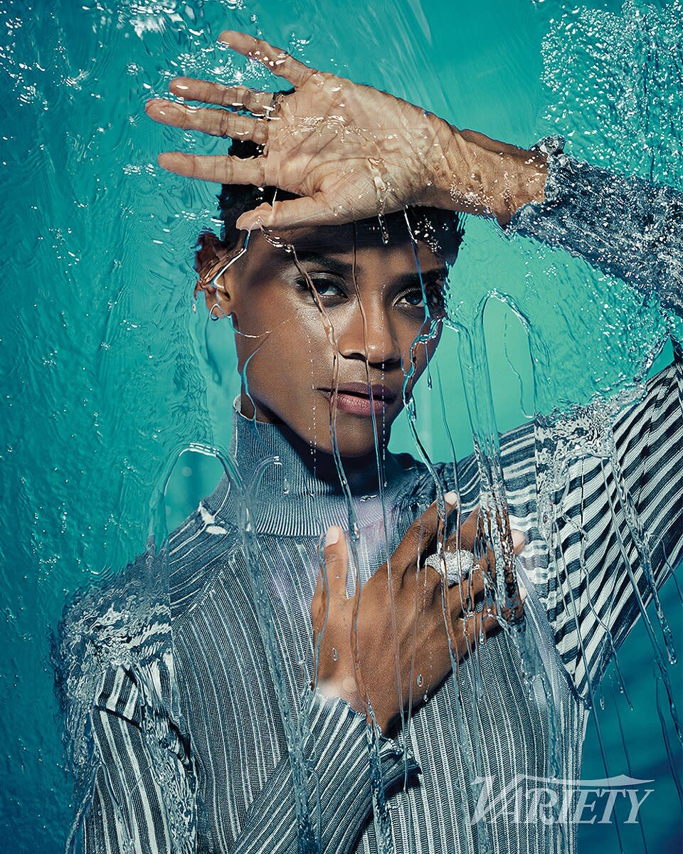 Letitia Wright in Variety