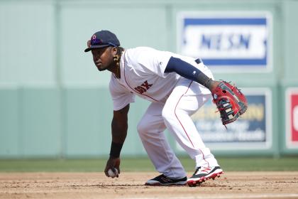 After struggling in left field last season, Hanley Ramirez is trying out first base. (Getty Images)