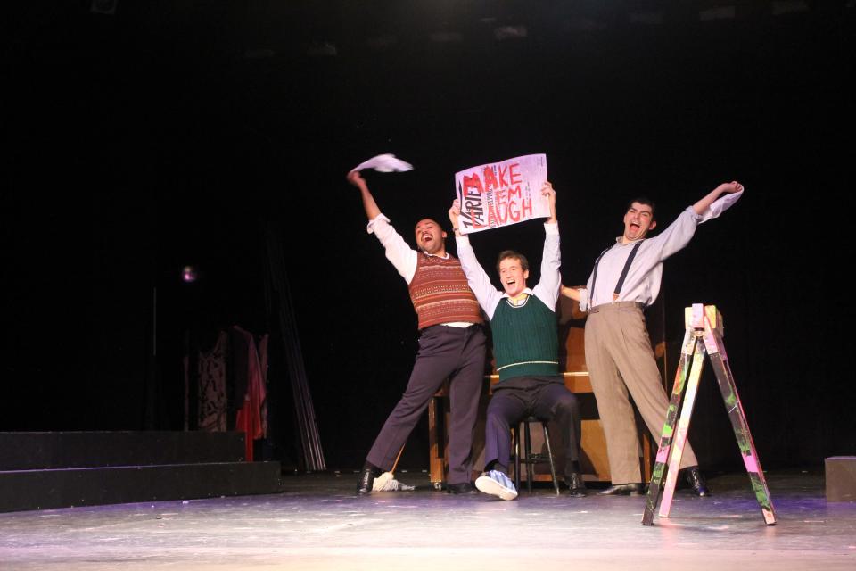 Members of the cast perform "Make Em Laugh" during CLOC's production of "Singin' in the Rain."