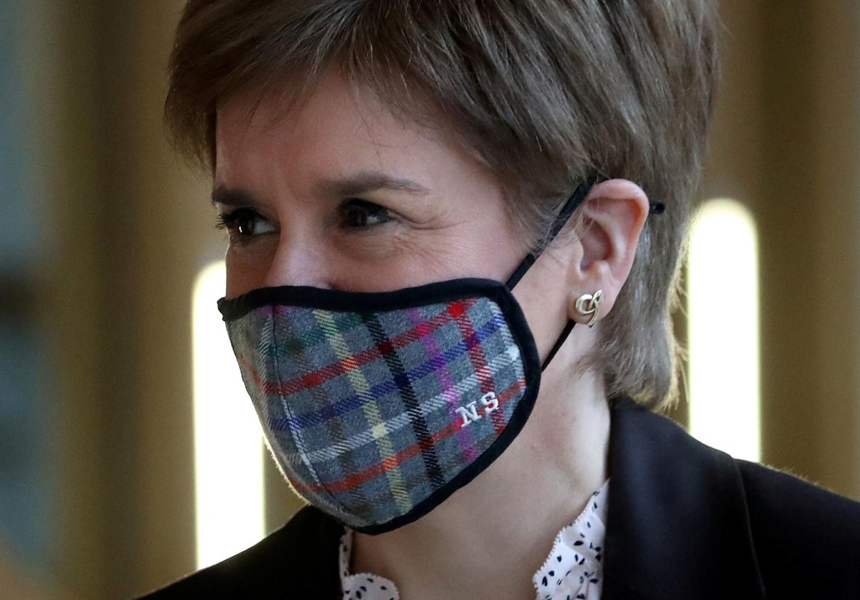 <p>‘Conspiracy’: Sturgeon has challenged Mr Salmond’s claims</p> (REUTERS)