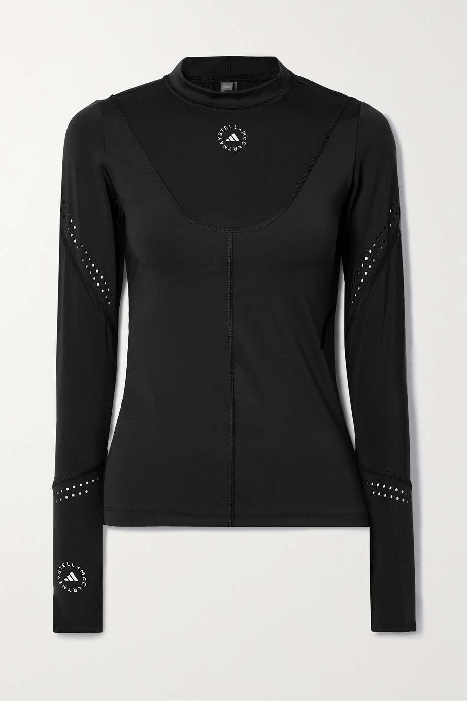 Adidas By Stella McCartney TruePurpose Perforated Long-Sleeve Top