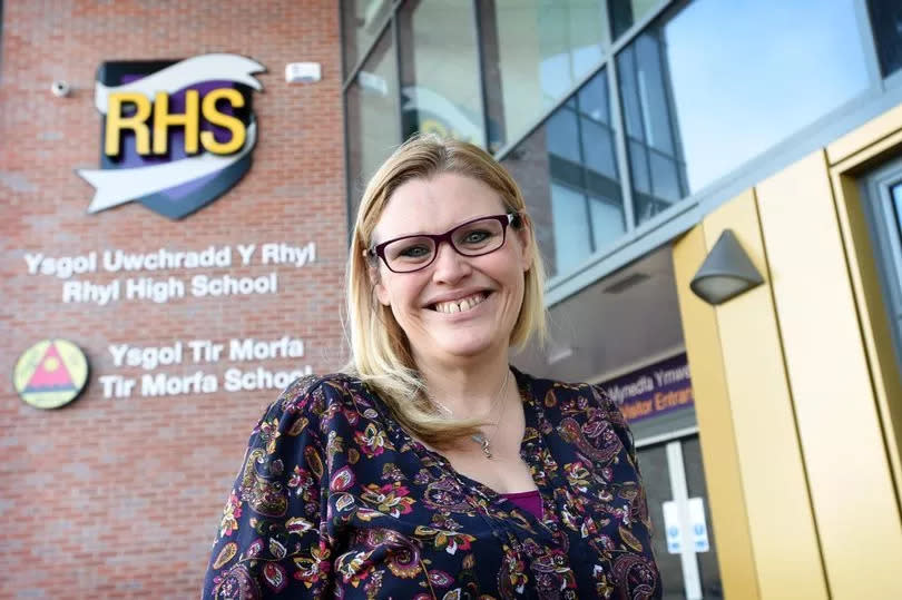 Rhyl High School headteacher Claire Armistead -Credit:Daily Post Wales