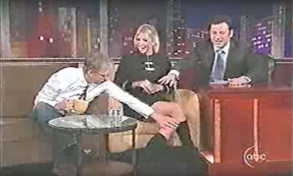 Andy Dick, Ivanka Trump and Jimmy Kimmel in 2007