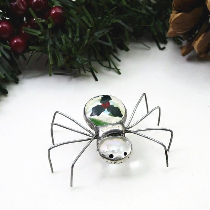 4) Cute Spider Christmas Ornament