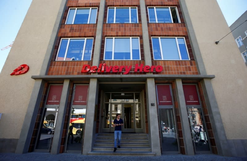 FILE PHOTO: The Delivery Hero headquarters is pictured in Berlin